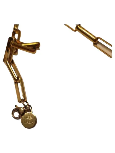 Purelei Halskette mit Anhänger Buchstabe J Gold Damen 60 cm Metall Modern