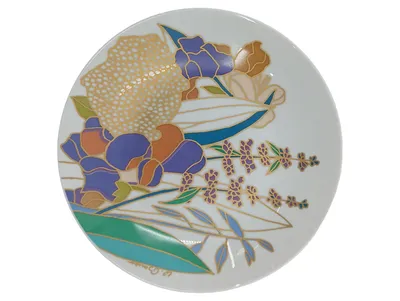 Rosenthal studio-linie Sammelteller Wandteller Blumen W. Bauer 22 cm Vintage