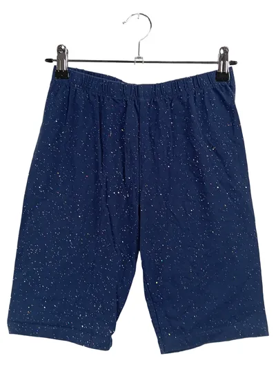 Yigga Mädchen Stoffhose Shorts Blau Glitzer Gr. 164