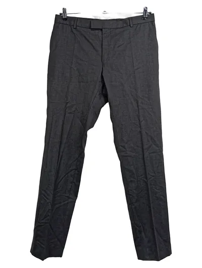 Strellson Herren Anzughose Grau Klassisch Business Gr. 50 W33 L