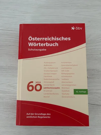 Österreichisches Wörterbuch Schulausgabe 42. Auflage Jubiläum öbv Hardcover