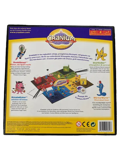 Hasbro Cranium Partyspiel Brettspiel für Jedermann ab 12 Jahren