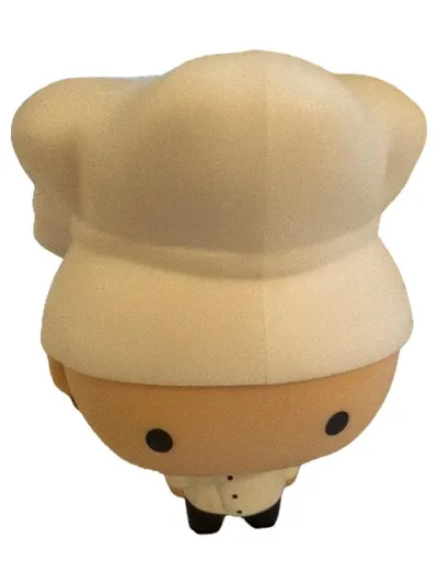 McDonald's Friends Koch Figur Sammlerstück Stylisiert Beige
