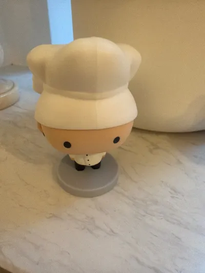McDonald's Friends Koch Figur Sammlerstück Stylisiert Beige