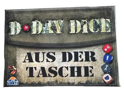 D-Day Dice Aus der Tasche Würfelspiel WFG Brettspiel 1-8 Spieler ab 10 Jahren