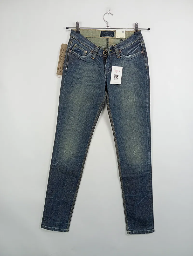Firetrap Jeans Straight Leg Blau Damen Gr. W27/36/S 4
