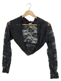 Dancing Days by Banned Damen Bolero Jacke Spitze Schwarz Gr. L 2