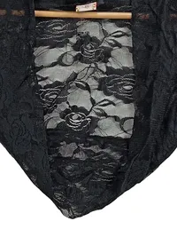 Dancing Days by Banned Damen Bolero Jacke Spitze Schwarz Gr. L 3
