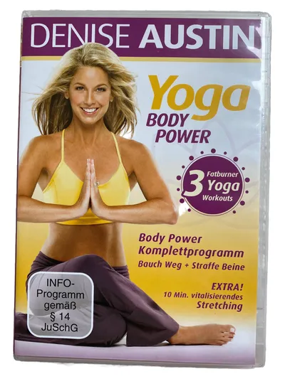 Denise Austin Yoga Body Power DVD Fitnessfilm Fatburner Workouts Bauch Weg