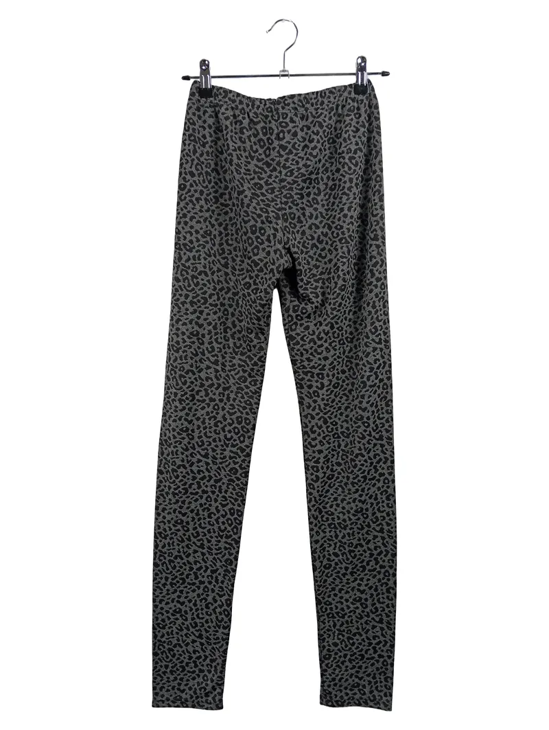 Calzedonia Damen Jogginghose Leggings Grau Animal-Print Leopardenmuster Gr. 38 2