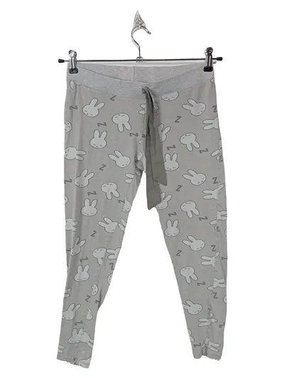 Miffy Damen Jogginghose Grau Gr. 34 XS Baumwolle Tiermotiv