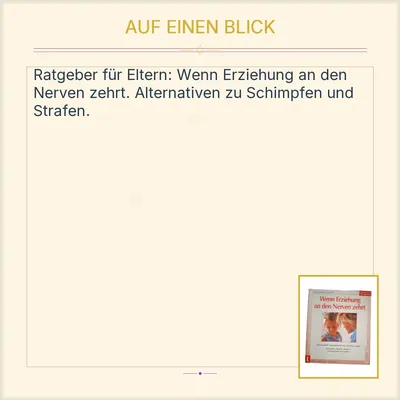 Südwest Verlag Selbsthilfebuch Wenn Erziehung an den Nerven zehrt Ratgeber