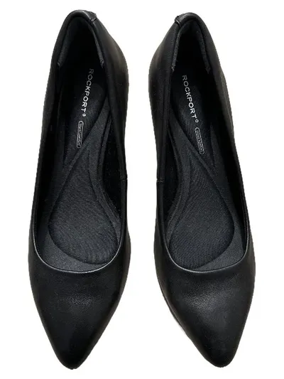 Rockport Damen Pumps Schwarz Gr. 39 Leder Klassisch tru365 comfort