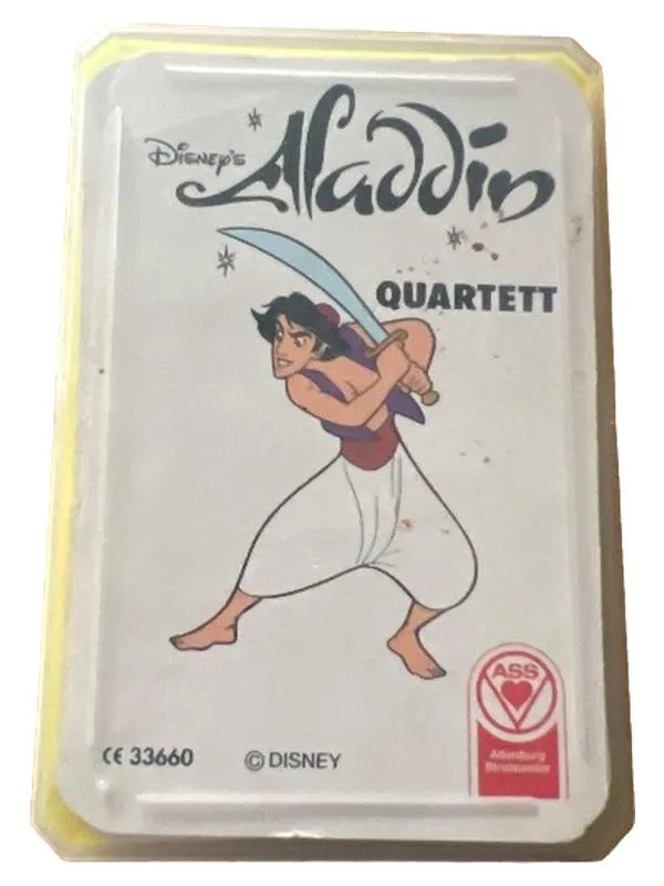Disney's Aladdin Quartett ASS Altenburger Kartenspiel Märchen Kinder 1