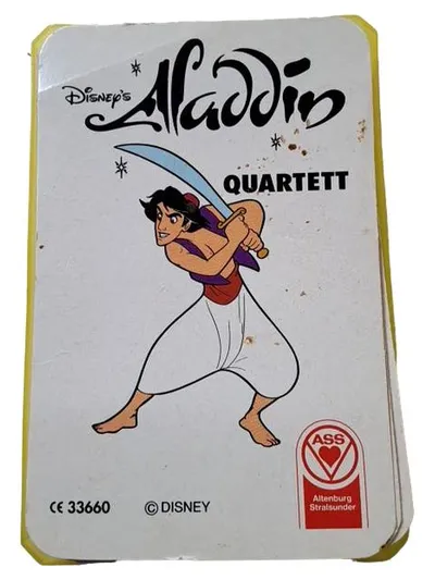 Disney's Aladdin Quartett ASS Altenburger Kartenspiel Märchen Kinder