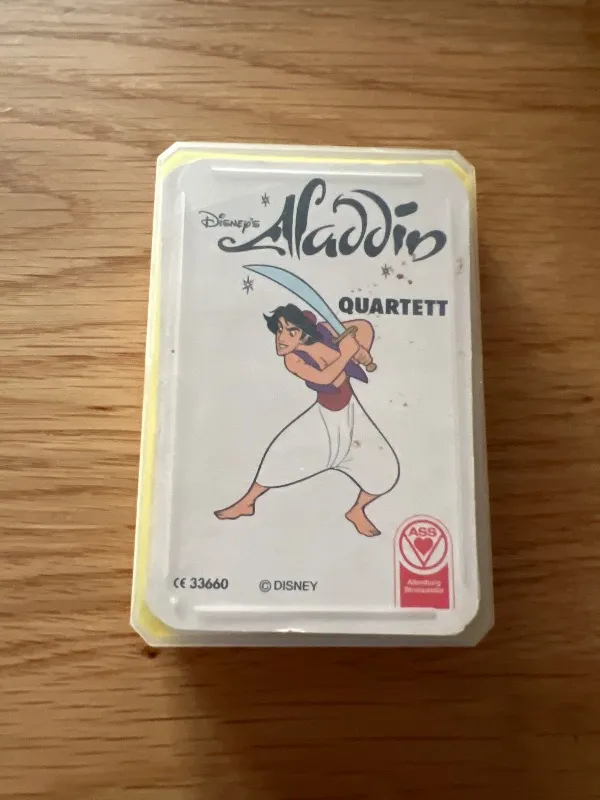 Disney's Aladdin Quartett ASS Altenburger Kartenspiel Märchen Kinder 3