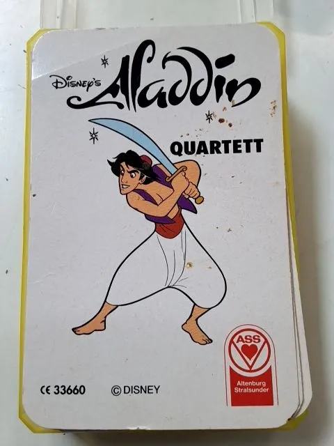 Disney's Aladdin Quartett ASS Altenburger Kartenspiel Märchen Kinder 5
