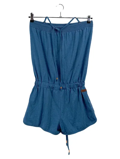 Protest Damen Jumpsuit Kurzer Einteiler Blau Gr. 38 M Casual