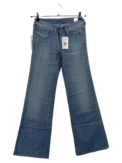 Diesel Damen Jeans Regular Fit Blau Gr. 36 W28 L33