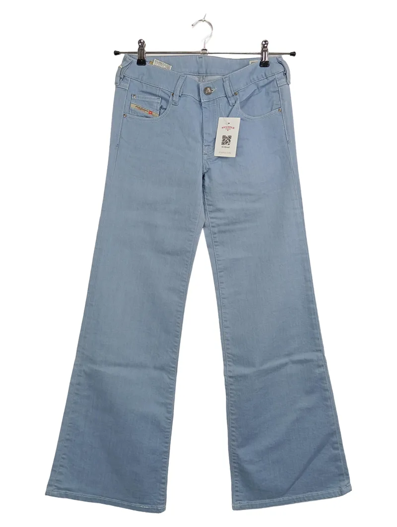 Diesel Damen Jeans Straight Leg W27 Blau Casual 1