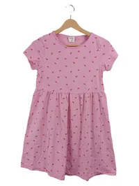 Famy Sommerkleid Mädchen Gr. 158 Rosa Wassermelonen-Muster 1