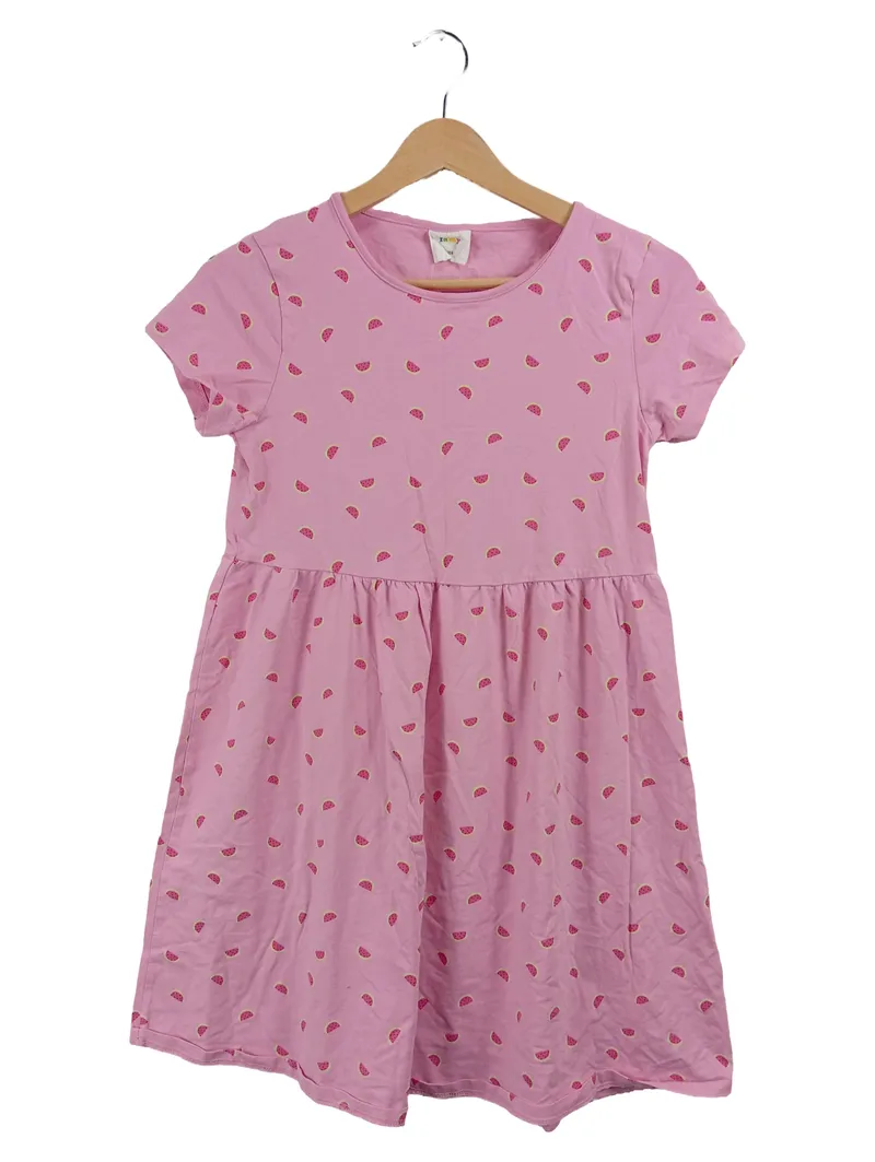 Famy Sommerkleid Mädchen Gr. 158 Rosa Wassermelonen-Muster 1