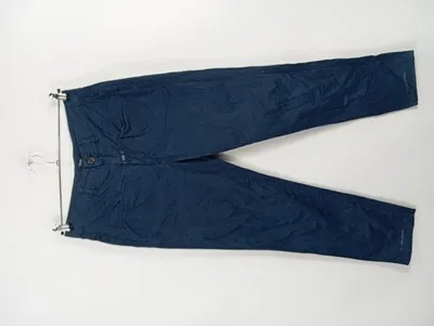 Closed Pedal Pusher Stoffhose Damen Blau Gr. 40 W31 (Orig. 48)
