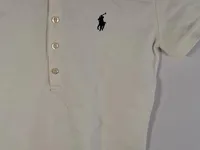 Ralph Lauren Damen Poloshirt Weiß Gr. 36/S Klassisch Baumwolle Kurzarm 9
