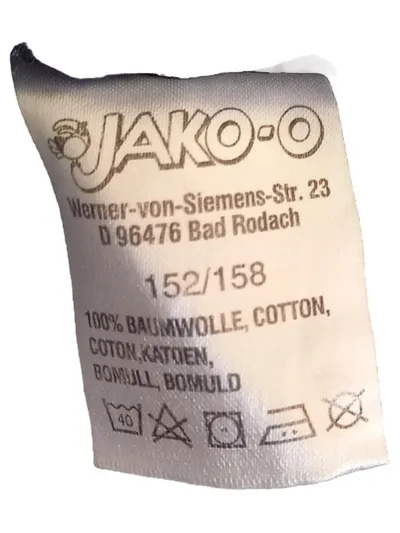 JAKO-O Freizeithemd Jungen Gr. 152, 158 Blau Kariert Kurzarm Baumwolle Casual