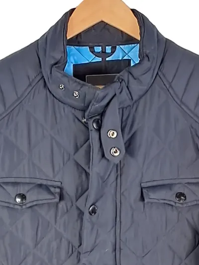 Finshley & Harding Steppjacke Herren Blau Gr. 52, XL Klassisch