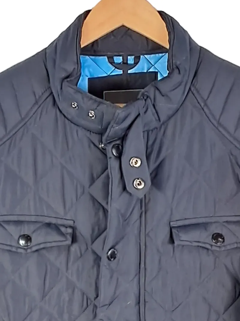 Finshley & Harding Steppjacke Herren Blau Gr. 52, XL Klassisch 2