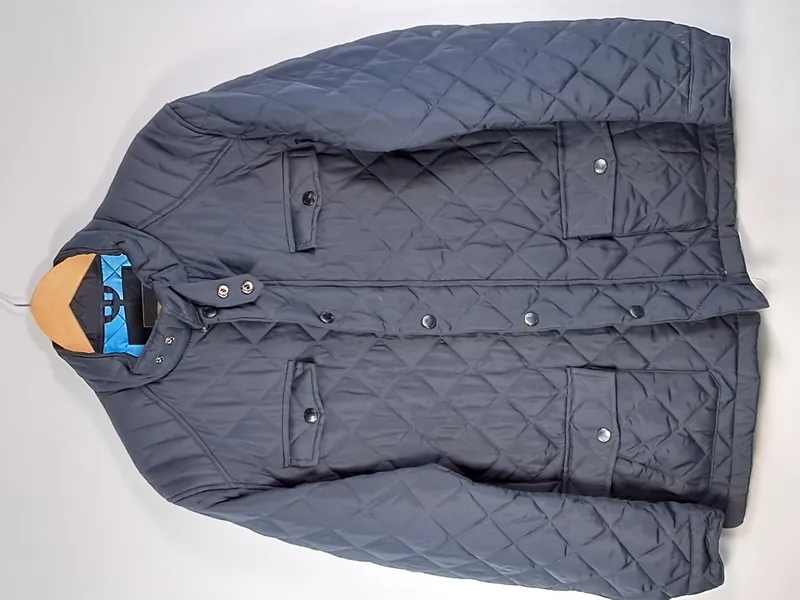 Finshley & Harding Steppjacke Herren Blau Gr. 52, XL Klassisch 3