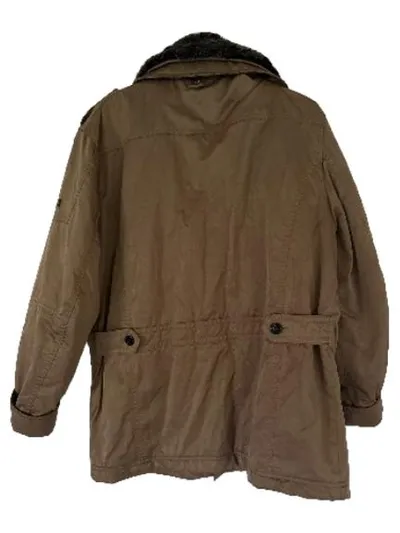 Calamar Herren Outdoorjacke Winterjacke Gr. 26 Braun Fellkragen