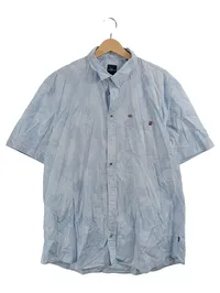 Engbers Herren Freizeithemd Kurzarm Blau Gestreift Gr. 52 XL 1