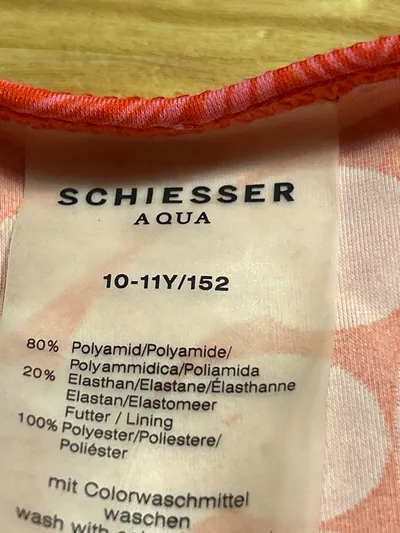 Schiesser Mädchen Bikini Pink Paisley Sportlich Gr. 152