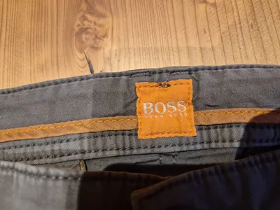 BOSS Orange Herren Chinohose Stoffhose Oliv W34/L36 Baumwolle