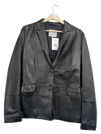 VERSACE JEANS COUTURE Damen Lederjacke Blazer Schwarz Gr. 44