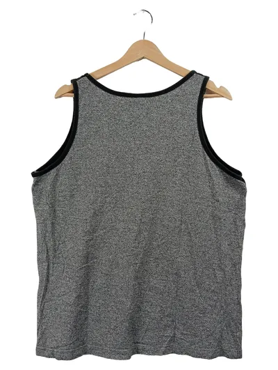 Canda Herren Top Tanktop Ärmelloses Shirt Grau Meliert Gr. 50 L