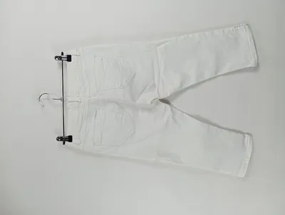 Takko Fashion Damen Capri Hose Weiß Gr. 34 Casual