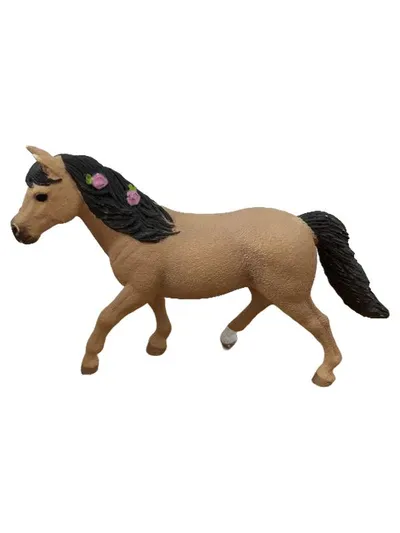 Schleich Pferd Stute mit Blumen im Haar Spielfigur Horse Club