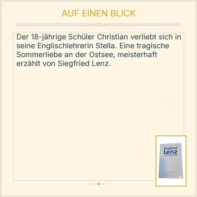 Schweigeminute Siegfried Lenz Hoffmann und Campe Gesellschaftsroman