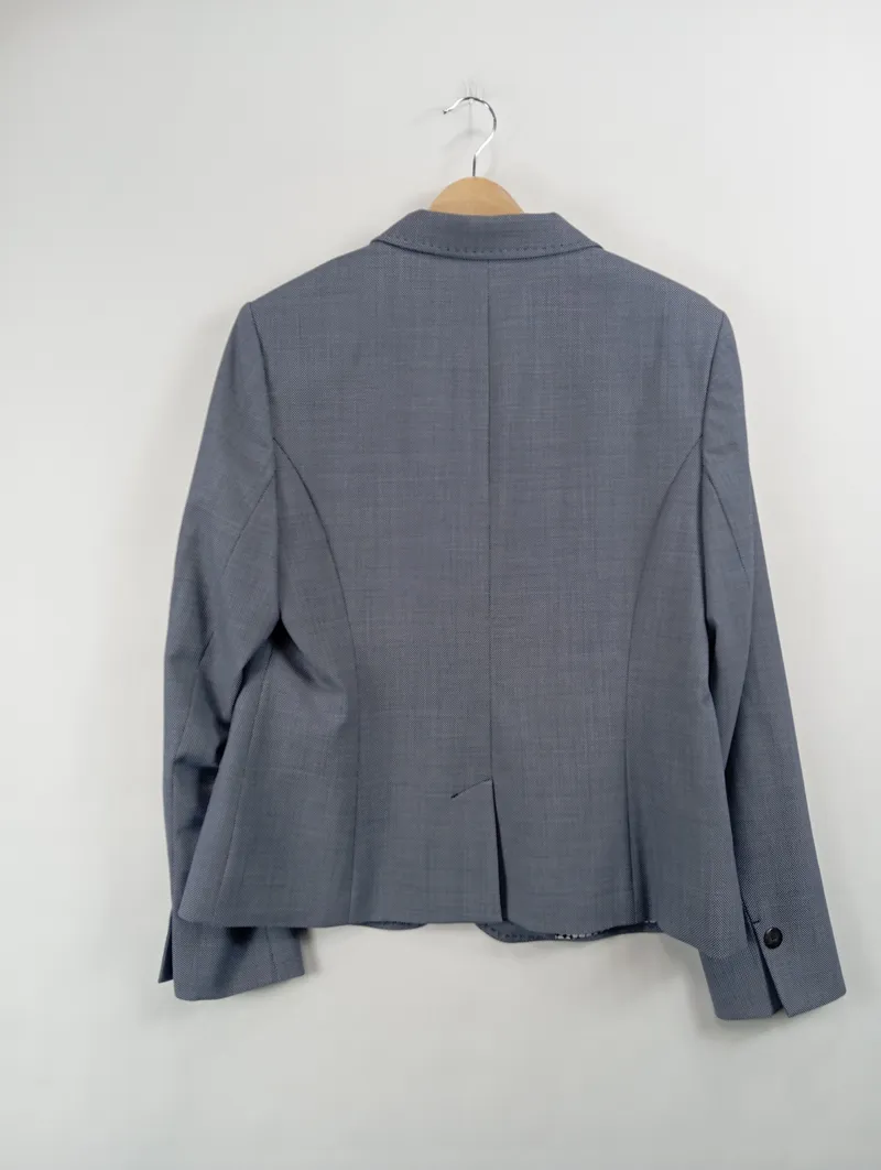 Daniel Hechter Damen Blazer Grau Gr. 40 Business Meliert 2