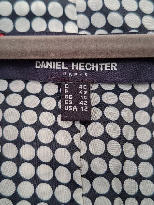 Daniel Hechter Damen Blazer Grau Gr. 40 Business Meliert 6
