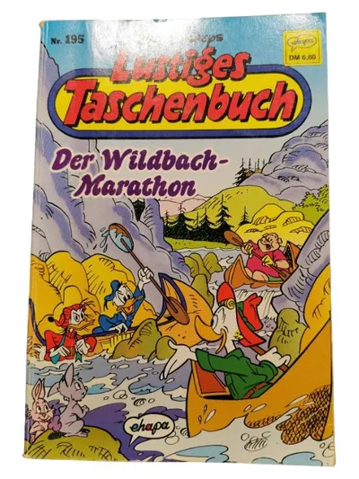 Lustiges Taschenbuch Nr. 195 Der Wildbach-Marathon Egmont Ehapa Comic