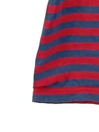 Tommy Hilfiger Damen T-Shirt Gestreift Rot Blau Gr. M Maritim 2