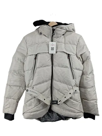 Wellensteyn Damen Winterjacke Beige Gr. 42 XL Kapuze Gesteppt