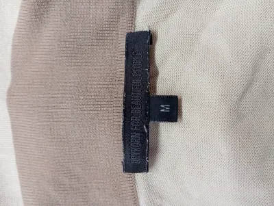 DRYKORN Herren Poloshirt Beige Weiß Gr. 48 M Kurzarm V-Ausschnitt