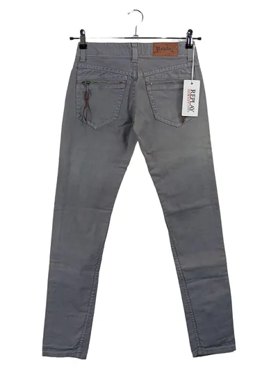 Replay Jeans Straight Leg Damen Grau Gr. 36 W28
