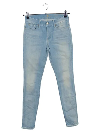 7 For All Mankind Damen Skinny Fit Jeans Hellblau Gr. 28 W28, 36, S