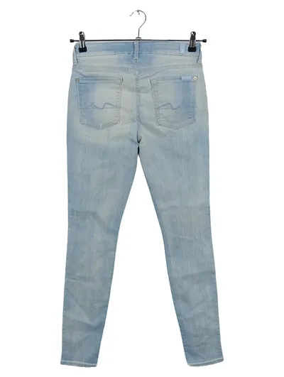 7 For All Mankind Damen Skinny Fit Jeans Hellblau Gr. 28 W28, 36, S